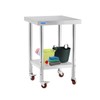 KUARBARR Stainless Steel Table for Prep & Work with 4