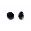 celloexpress Pack of 3 Pairs - 9mm Black Glass Dome