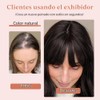 Matriarchs Postizos de cabello humano real para mujer, flequillo fino