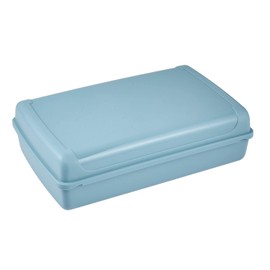 keeeper Food Storage Container with Click Closure, 30 x 20 x 8.5 cm, 3.75 L, Luca Maxi, Nordic Blue