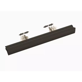 Brainerd P42958W-FB 1" - 4" Adjustable Casual Column Cabinet Pull Flat Black
