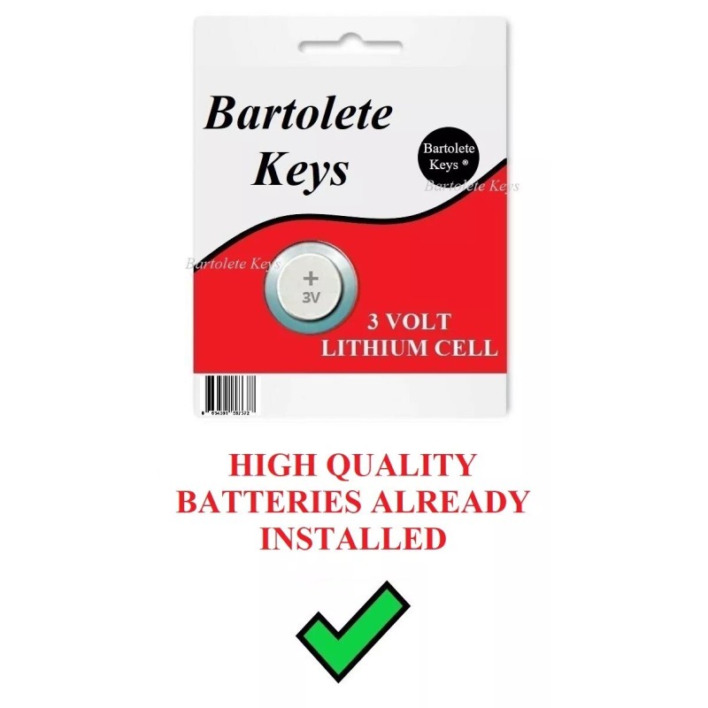 Bartolete Keys 2 Remote Car Key Fob For 2015 2016