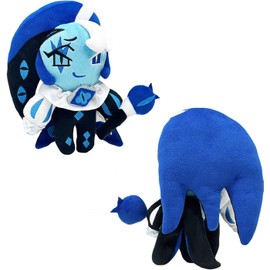 Shadow Milk Cookie Plush, 10 Inch Cookie Run Kingdom Plush Toy, C-ookie Run Kingdom Cuddly Toy, C-ookie Run K-ingdom Stuffed Toy, Shadow Milk C-ookie Soft Toys, Stuffed Figure Doll Birthday for Boys