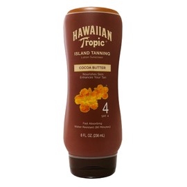 Hawaiian Spf#4 Tropic Tanning Lotion Cocoa Butter 8 Ounce (235ml) (6 Pack)