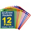 BONBELA Dry Erase Pockets 12 Pack - 10 x 13