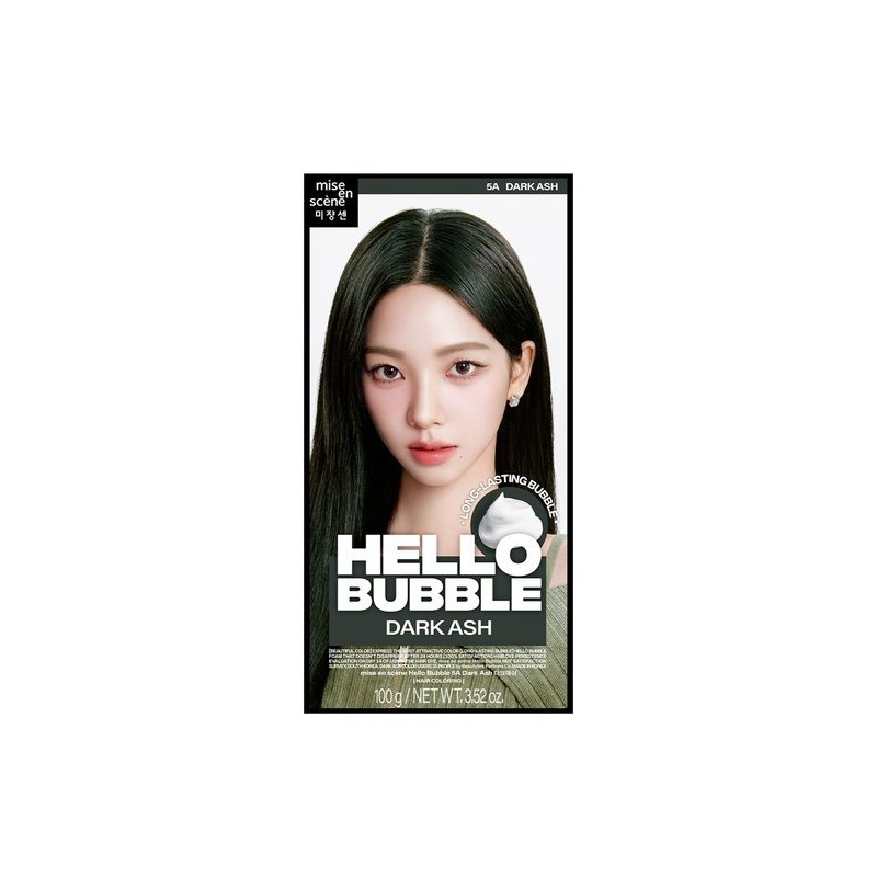 Mise-en-scène 미쟝센 뉴 헬로버블 5A 다크애쉬 100g Mise en Scene