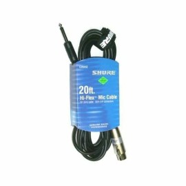 Shure Microphone Cable C20AHZ 20ft Hi-Flex XLR to 1/4" connectors