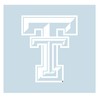 Craftique Texas Tech Decal (White TT Decal (3''4''6''12''18''), 6 in)