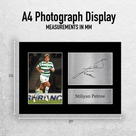HWC Trading A4 Stiliyan Petrov Celtic Gifts Printed Signed Autograph Picture for Fans and Supporters - A4