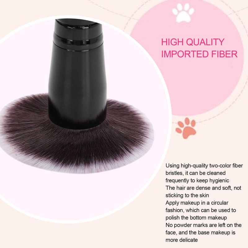 2pcs Makeup Brush Soft Hair Foundation Contour Powder Cat Claw