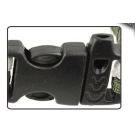 Unbranded Paracord Bracelet Survival Whistle Skull Charm 17 Feet Length Orange Yellow