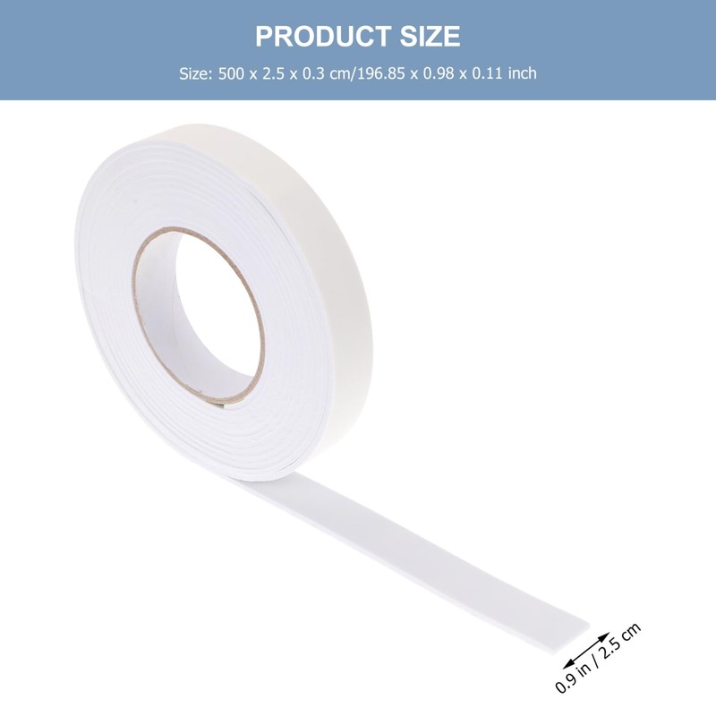 jojofuny 2pcs Eva Sponge Tape Door Draft Stopper Stopper for
