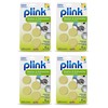 Plink Washer and Dishwasher Freshener Cleaner 4-Pack, 16 Tablets Total,