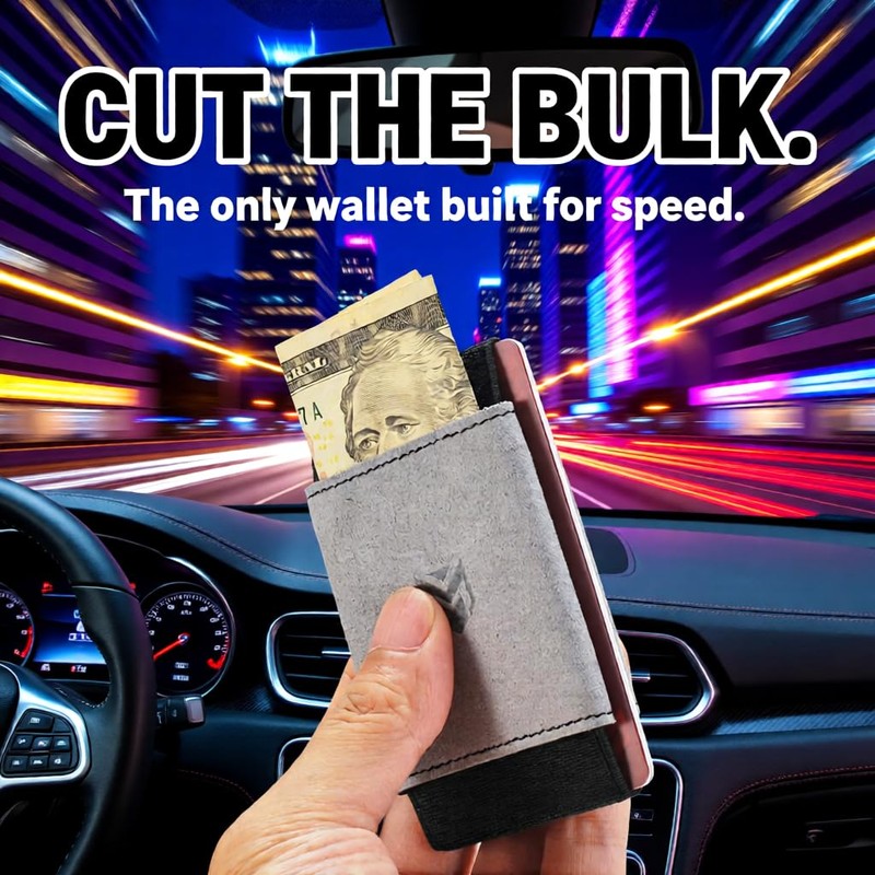 VBAX Elastic Wallet for Men & Women – Slim Minimalist