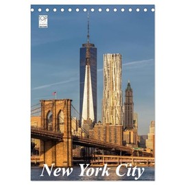 New York City (Tischkalender 2026 DIN A5 hoch), CALVENDO Monatskalender: Zwischenstopp in New York City (CALVENDO Orte)