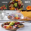 FARBERWARE Build-a-Board Cutting Board with Five Compartments and Clear Locking