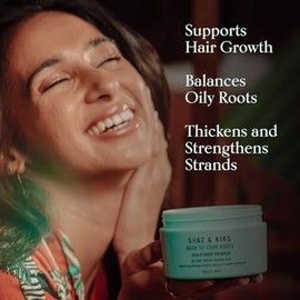 SHAZ & KIKS Mascarilla Capilar Y Para Cuero Cabelludo Essential Prewash Para Cabello Fino, Delgado Y Medio | Aporta Más De 35 Nutrientes Esenciales Para Un Cabello Sano A Largo Plazo | Estimula El Cre