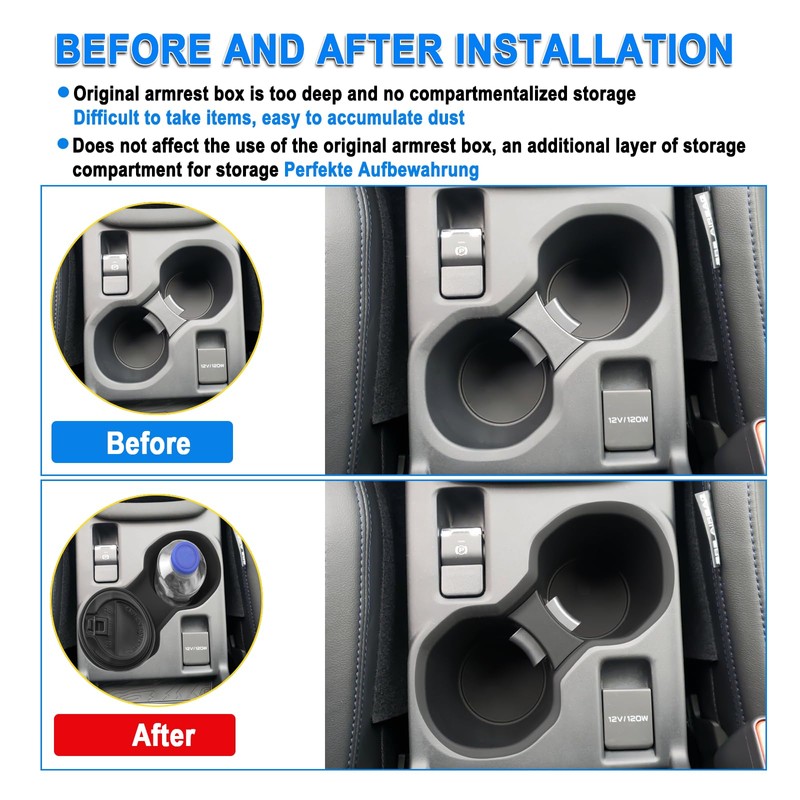 SHAOHAO 3 Pcs for 2025 2026 Subaru Forester Center Console