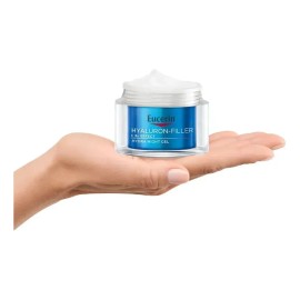 Eucerin Hyaluron-filler Booster De Noche 50 Ml Gel Crema Todo Tipo De Piel Noche