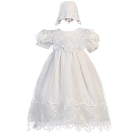 Baby Girl Baptism Dress Christening Dresses for Baby Girl Cotton White Baptismal Gown Vestido de Bautizo para Niña Bebe 12 months baby girls' christening clothing outfit infant newborn