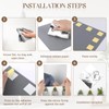 KBPNO 4 Pack Self Adhesive Acrylic Mirror, 8 x 8