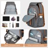 KONO Men's Backpack Portability Travel Backpack Waterproof with Adjustable Buckle