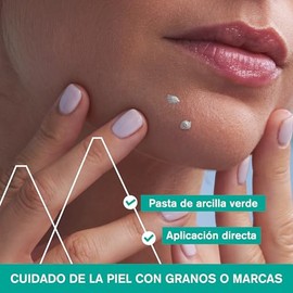 Uriage Hyseac Pasta SOS anti-imperfecciones 15 g - con arcilla verde, zinc y rbol de t - Corrige los granos desde la primera noche - Sin parabenos y  