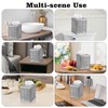 Sumnacon Tissue Box Cover Square Tissue Box with Lid, Metal