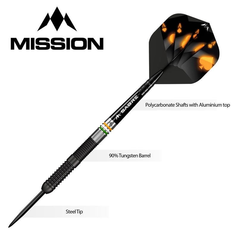 Mission Dylan Slevin 90% Steel Darts 23 g