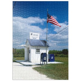 MyPuzzle Galaxy Smallest Post Office, Everglades National Park, Florida, USA Premium 500 Pieces Puzzle