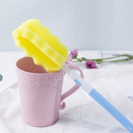 Convenient Bottle Cleaning Brush Set for Baby Bottles, Thermoses, Nipples, and Cups 4-Piece Bottle Cleaning Brush Set - Random Color 3ea