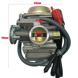 Suitable for carburetors of scooter motorcycles / GY6 125cc 150cc ATV PD24J 24mm