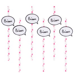 My Little Day Bisou and Hearts Paper Straws