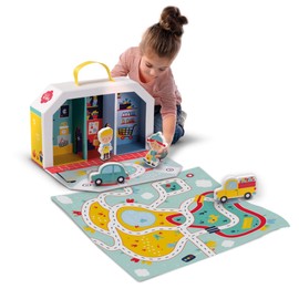 SES Creative 18013 Shopping Street Play Case and Play Mat