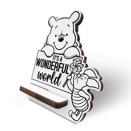 Inspirational Wood Sign, Farmhouse Shelf Decoration, Positive Home Decor, Desk Decor Art, Decorative Wooden Table Signs, Housewarming Gift, It's A Wonderful World Sign A29