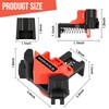 Wiewotsu 4Pcs 90° Corner Clamps, Light-Duty Spring Clamp for Crafts