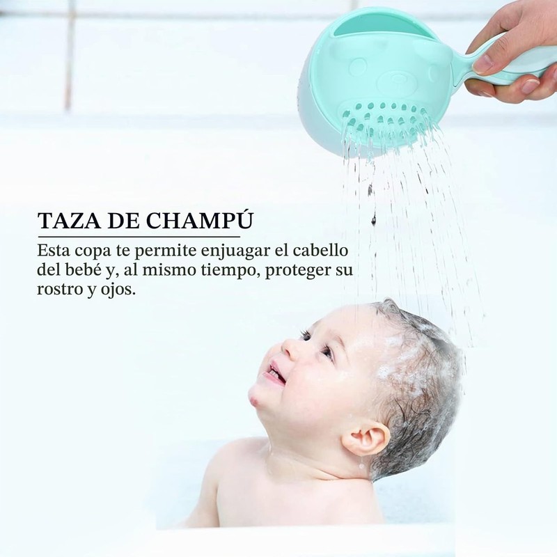 Garosa Champú Rinse Cup para Niños regadera para bebe enjuagador
