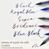 Kuretake Jigletor Pen COCOIRO Refill, Ultra Fine Point, Black Ink,