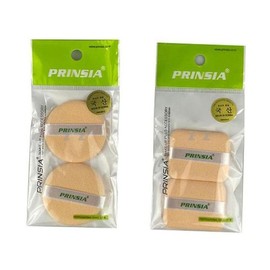 Princia Puff Makeup Sponge Cosmetic Cushion Puff 2p / 프린시아 퍼프 메이크업 스펀지 화장품 쿠션 퍼프 2p
