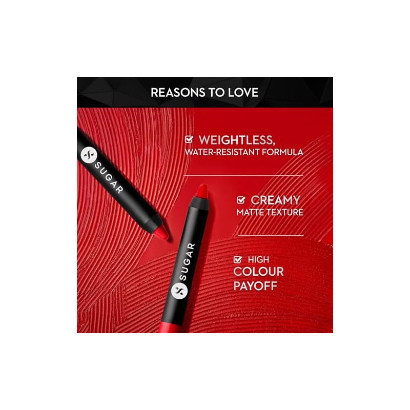 SUGAR Cosmetics Labiales Matte As Hell Para Mujer. Duran Hasta