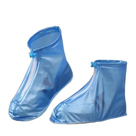 Gebacades Leg Cover, Rain Shoe Cover, Shoe Cover, Waterproof, Women/Men, Mountain Climbing, Waterproof, Non-slip Shoe Cover, Outdoor, blue, 2XL