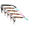 Eyekepper Stylish Reading Glasses for Women 5-Pack Mixed Color +