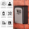 Holdfiturn Wall Mounted Key Safe Combination Lock Box with 12-Digit