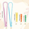 CABODYALS 12Pcs Draw String Clip Sewing Loop Turner Hooks Tool