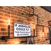 ALREAR Funny Signs Man Cave Decor Garage Home Bar Metal