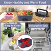 Kimfead Electric Lunch Box for Adults with Temperature Display 80W