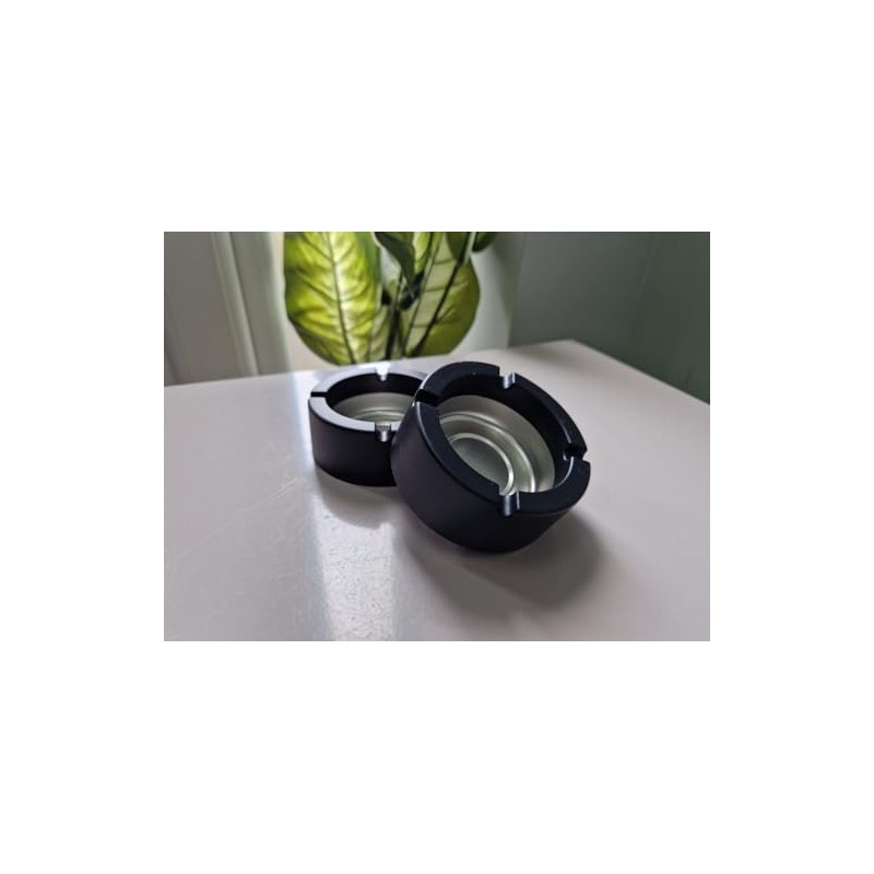 MIFAH Colour Full Plastic Ashtray Pack OF 2,Pastel Colours Won't