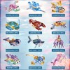 YCJZXMS 12 Piece Set of Marine Animal Building Blocks, Suitable
