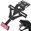 WIYETY Motorcycle License Plate Holder: Universal Adjustable License Plate Holder