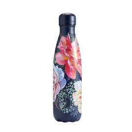 Chilly's Water Bottle – Stainless Steel and Reusable – Leak-Proof, Sweat-free – Climbing Camellia, 500 ml